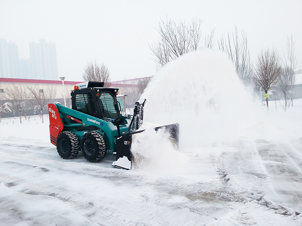 批注冬季除雪能手，这个冬天有你更温暖